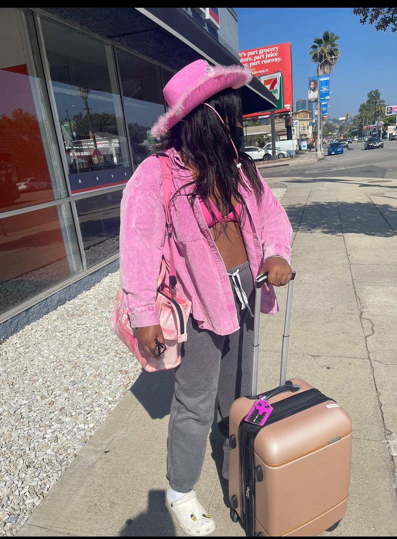"PINK COWBOY HAT💖💖"