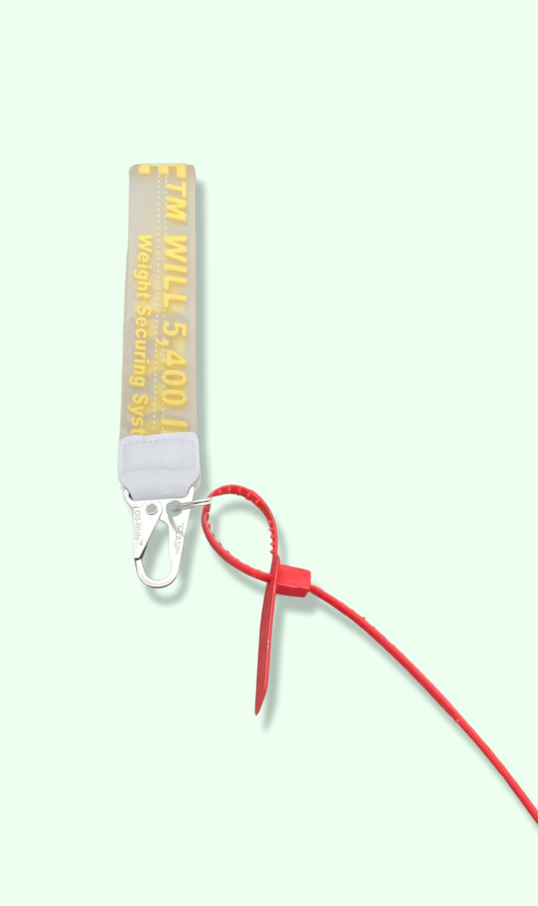 "Preppy Off-White Inspired Keychain"