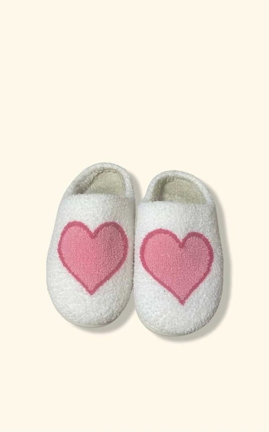 “Pink Heart Slippers”
